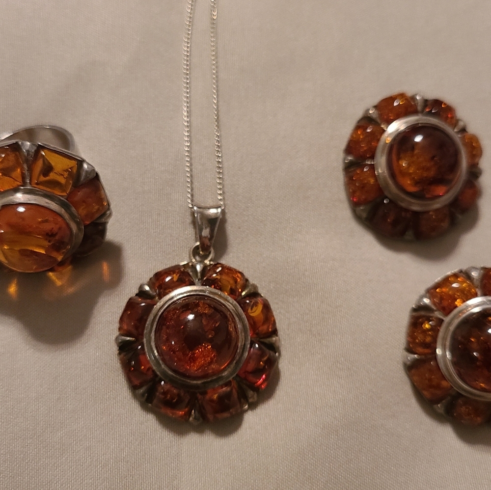 Amber Jewelry Set